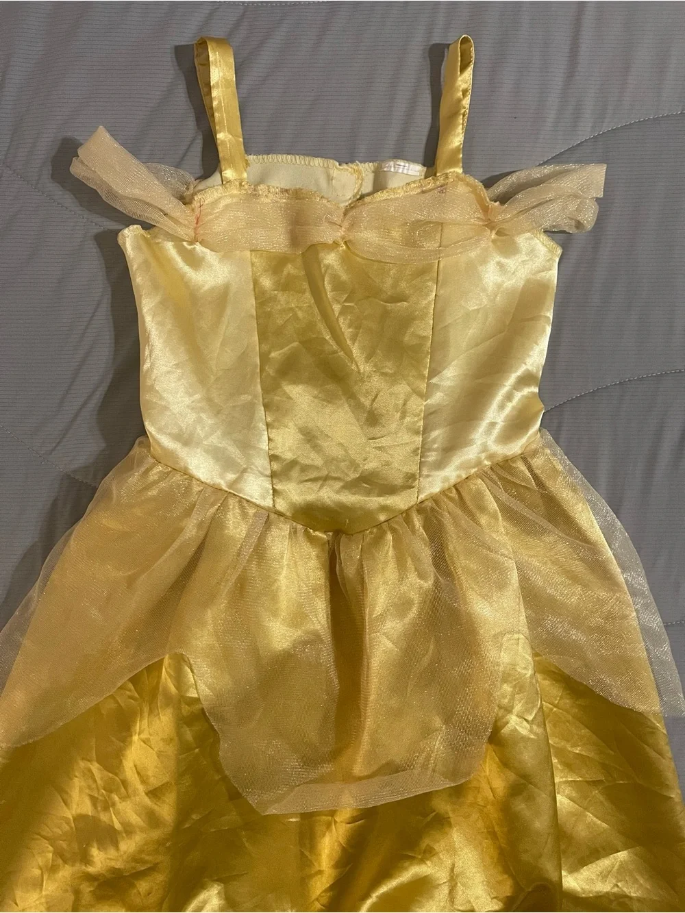 Belle inspired Yellow Princess Tulle Dress Kids Costume